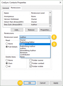 Public Folder Permissions